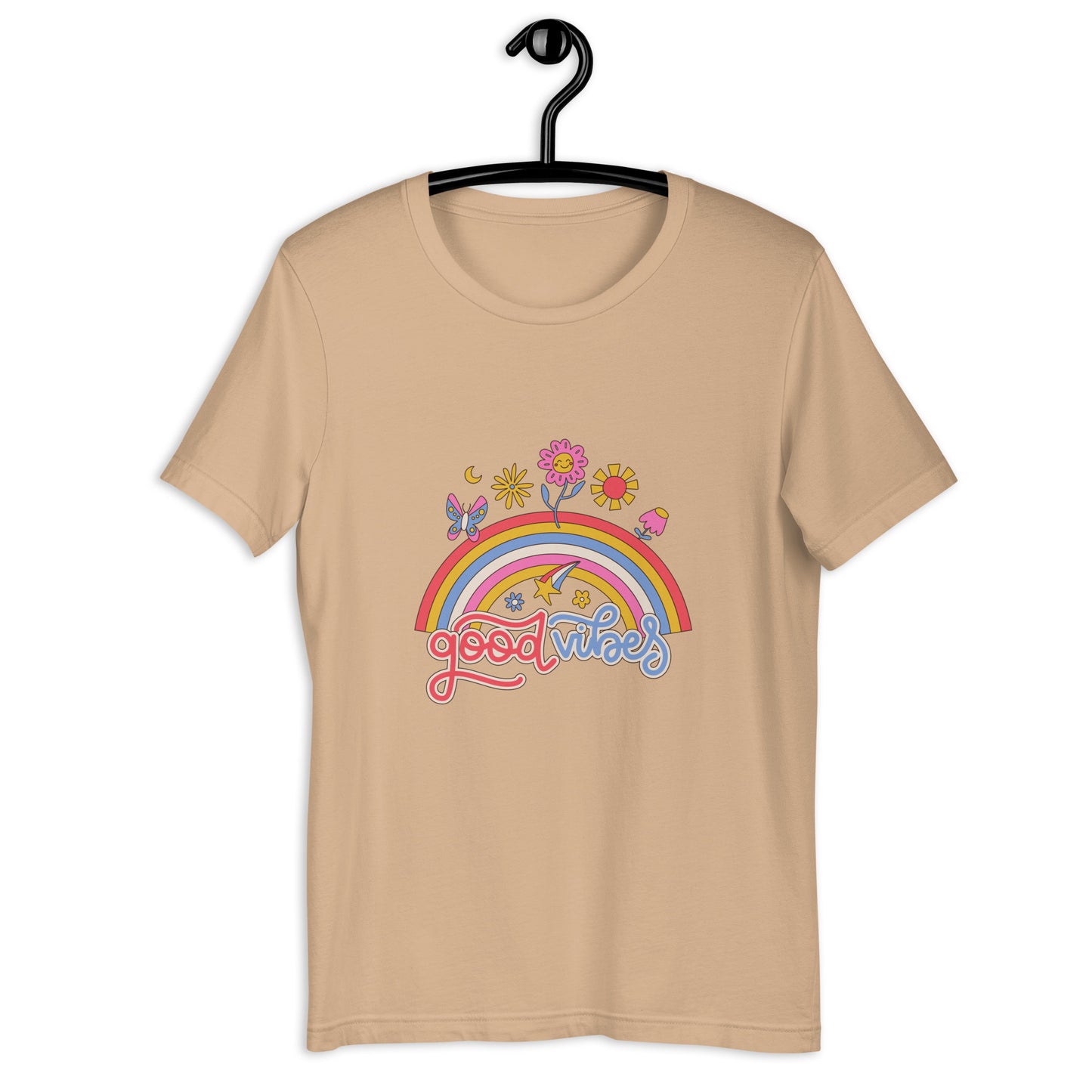 Good Vibes Spring Time Design Unisex t-shirt