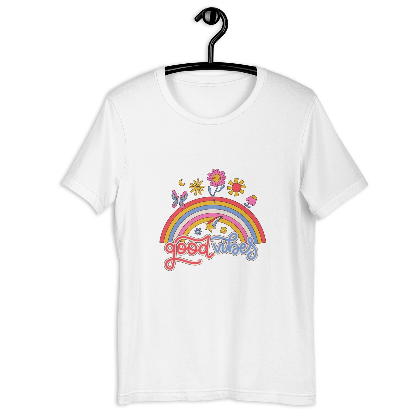 Good Vibes Spring Time Design Unisex t-shirt